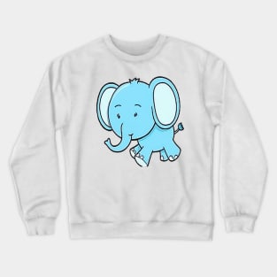 Blue Elephant 1 Crewneck Sweatshirt